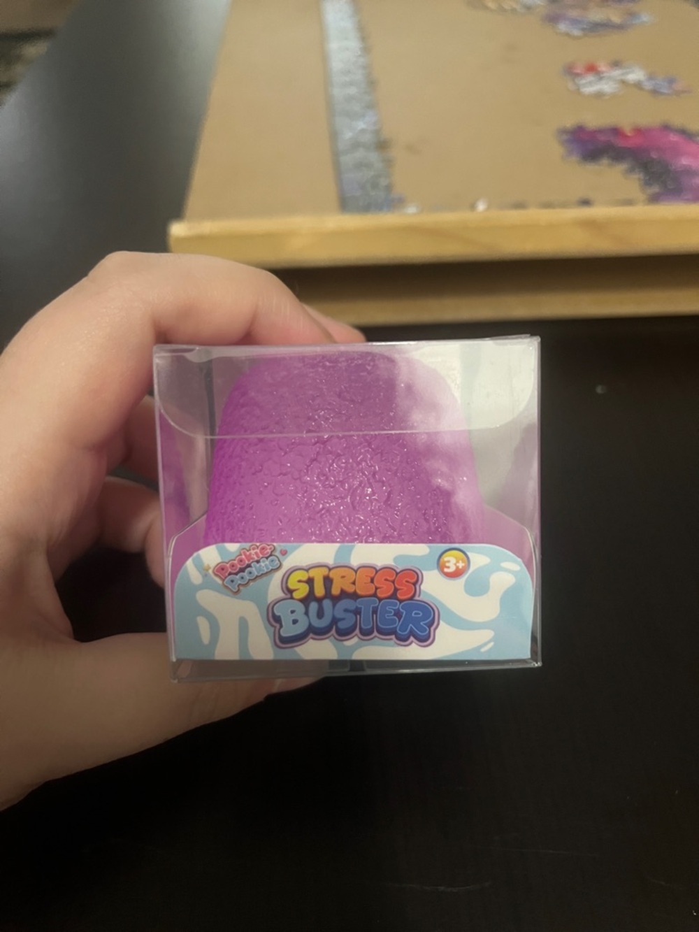 Stress Buster Purple Squishy Toy